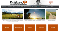 Desktop Screenshot of ciclista.net